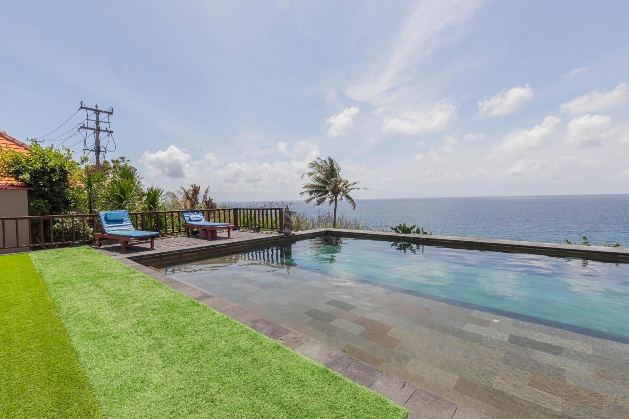 Manta Cottages With Sea View Batununggul Eksteriør billede